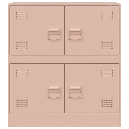 Sideboard Pink 67x39x73 cm Steel