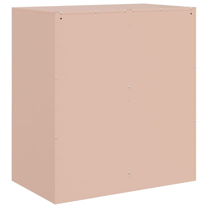 Sideboard Pink 67x39x73 cm Steel