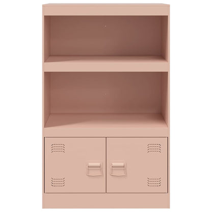 Sideboard Pink 67x39x107 cm Steel