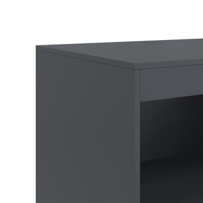 Sideboard Anthracite 67x39x107 cm Steel