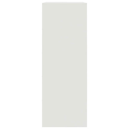 Sideboard White 67x39x107 cm Steel