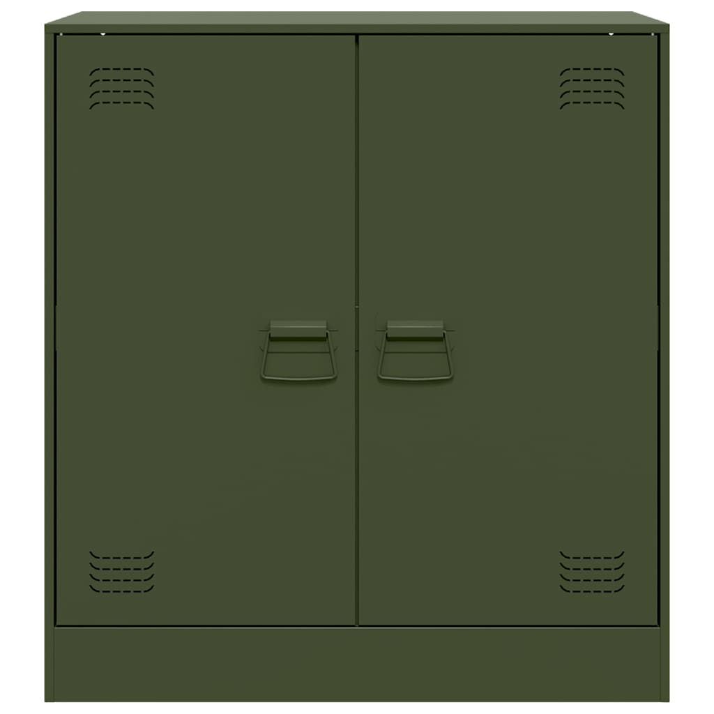 Sideboard Olive Green 67x39x73 cm Steel