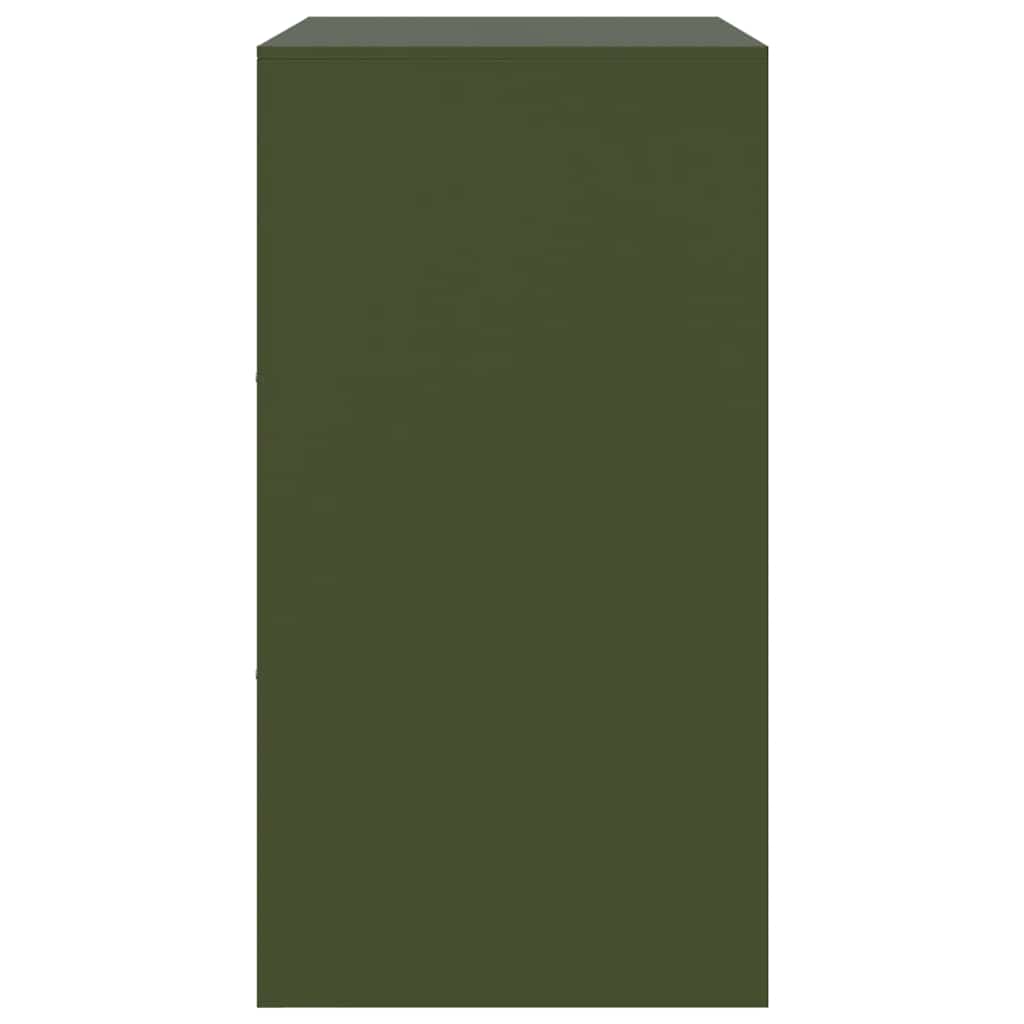 Sideboard Olive Green 67x39x73 cm Steel