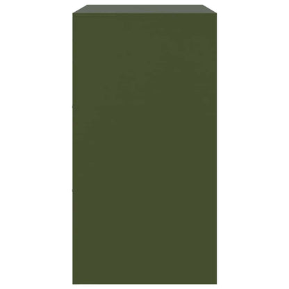 Sideboard Olive Green 67x39x73 cm Steel