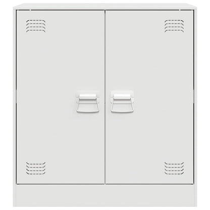 Sideboard White 67x39x73 cm Steel