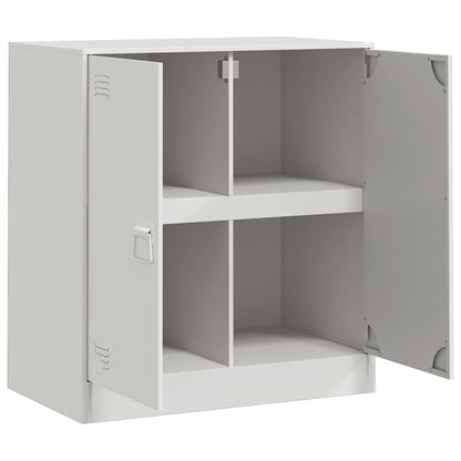 Sideboard White 67x39x73 cm Steel