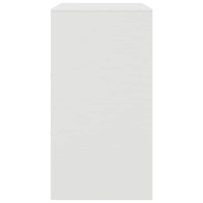 Sideboard White 67x39x73 cm Steel