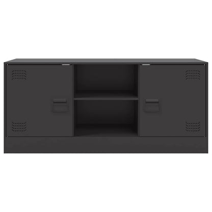 TV Cabinet Black 99x39x44 cm Steel