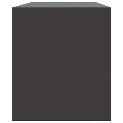 TV Cabinet Black 99x39x44 cm Steel