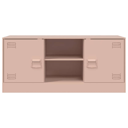 TV Cabinet Pink 99x39x44 cm Steel