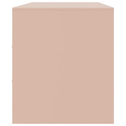 TV Cabinet Pink 99x39x44 cm Steel