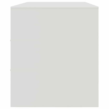 TV Cabinet White 99x39x44 cm Steel
