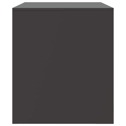 TV Cabinets 2 pcs Black 67x39x44 cm Steel