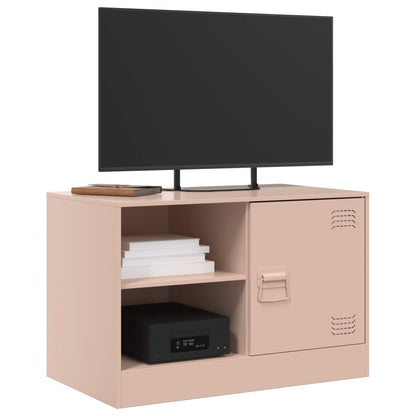 2 Piece TV Cabinet Set Pink 67x39x44 cm Steel