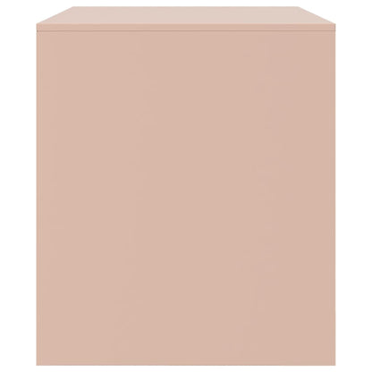2 Piece TV Cabinet Set Pink 67x39x44 cm Steel