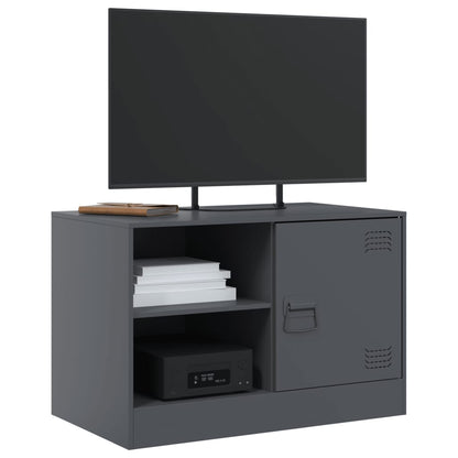 2 Piece TV Cabinet Set Anthracite 67x39x44 cm Steel
