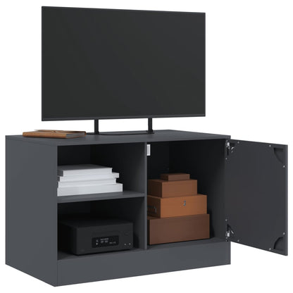 2 Piece TV Cabinet Set Anthracite 67x39x44 cm Steel