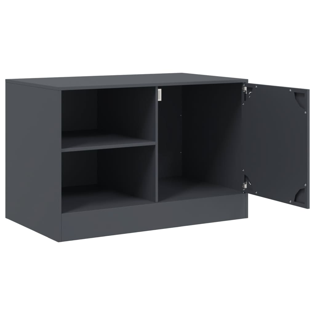 2 Piece TV Cabinet Set Anthracite 67x39x44 cm Steel