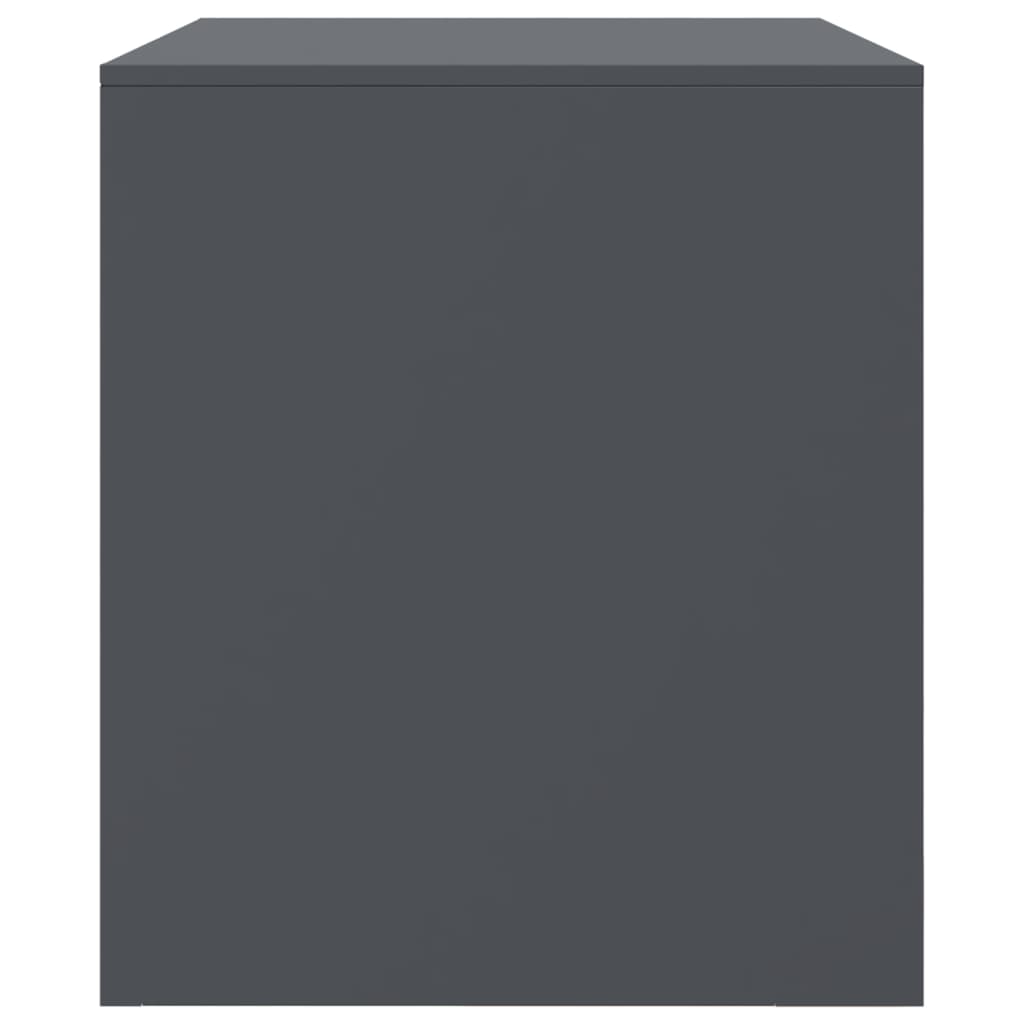 2 Piece TV Cabinet Set Anthracite 67x39x44 cm Steel