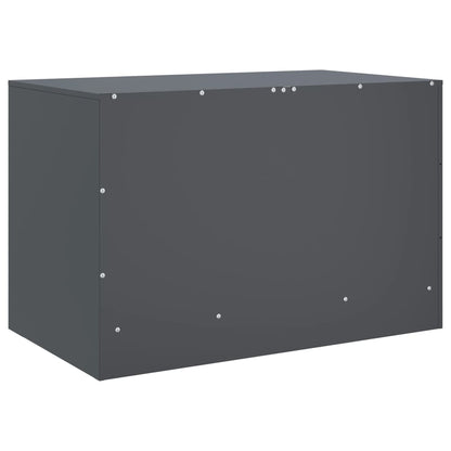 2 Piece TV Cabinet Set Anthracite 67x39x44 cm Steel