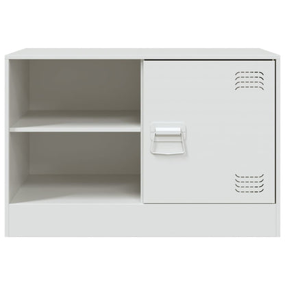 2 Piece TV Cabinet Set White 67x39x44 cm Steel