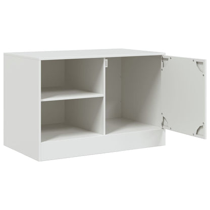 2 Piece TV Cabinet Set White 67x39x44 cm Steel