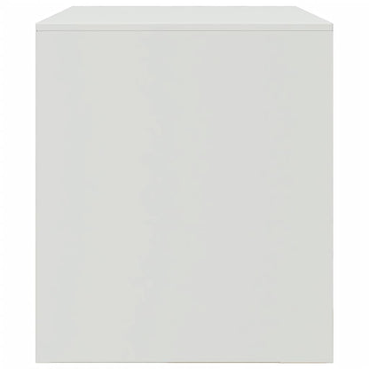 2 Piece TV Cabinet Set White 67x39x44 cm Steel