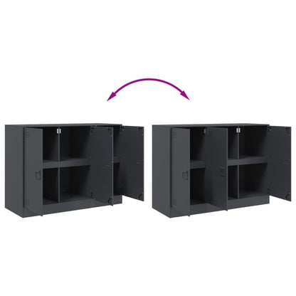 Sideboard Anthracite 99x39x73 cm Steel
