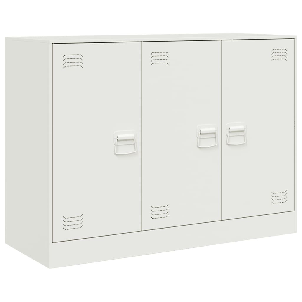 Sideboard White 99x39x73 cm Steel