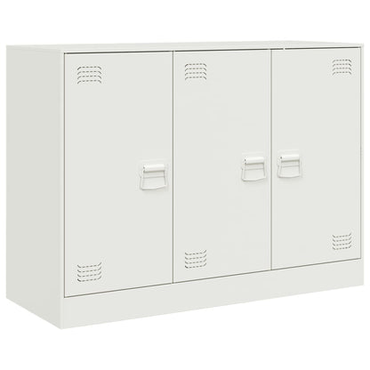Sideboard White 99x39x73 cm Steel