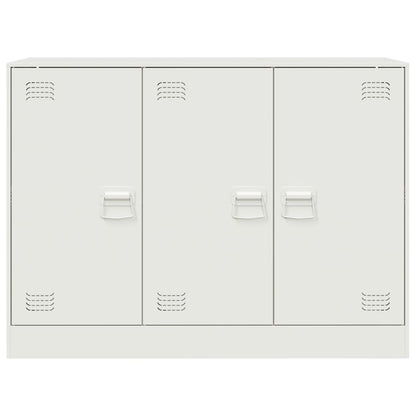 Sideboard White 99x39x73 cm Steel
