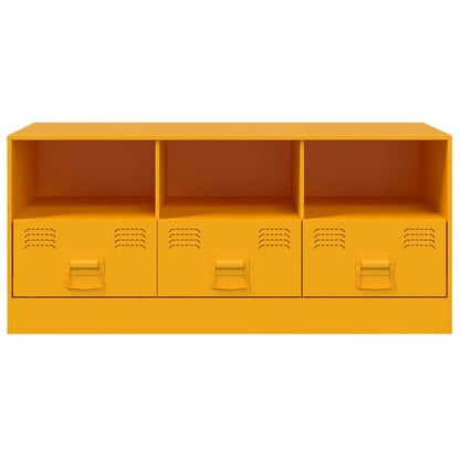 TV Cabinet Mustard Yellow 99x39x44 cm Steel