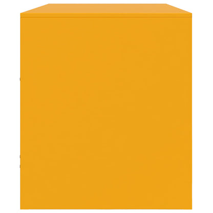 TV Cabinet Mustard Yellow 99x39x44 cm Steel