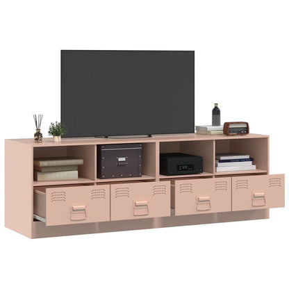2 Piece TV Cabinet Set Pink 67x39x44 cm Steel