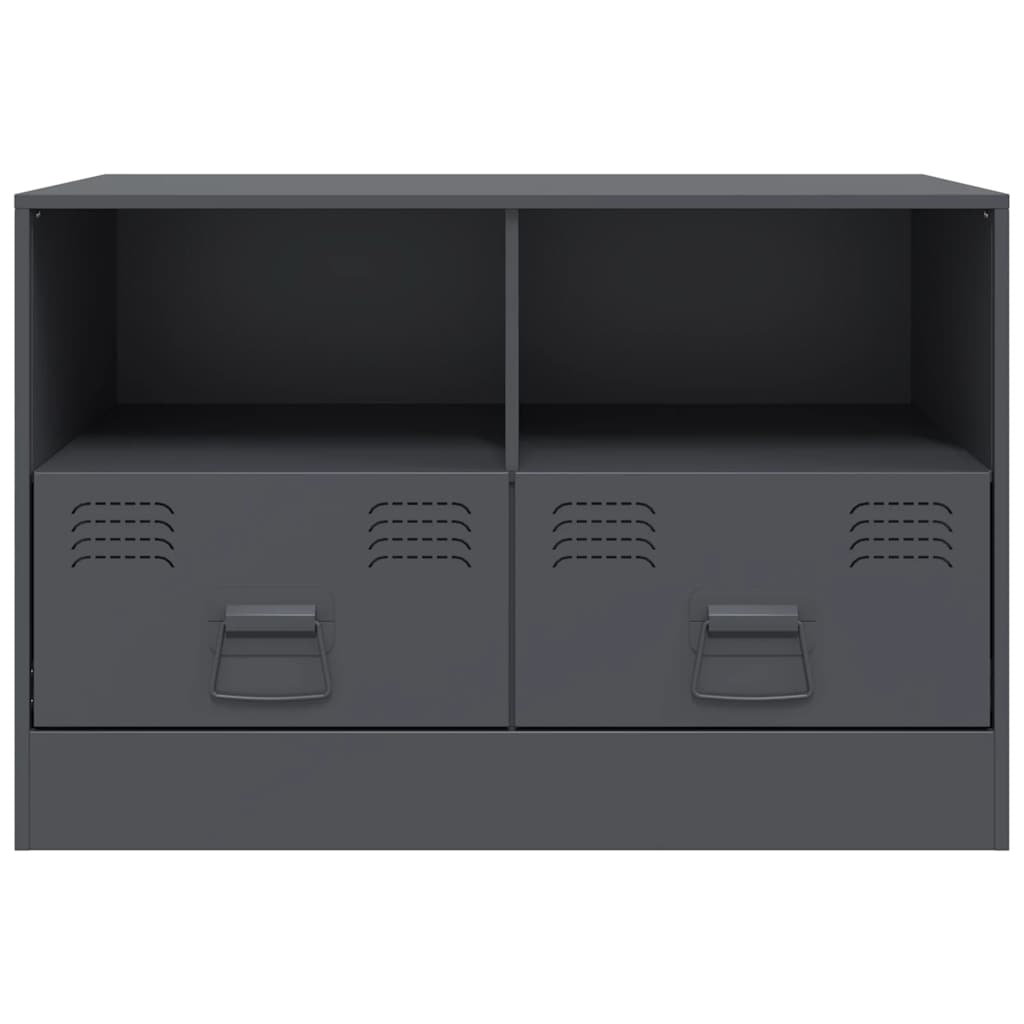 2 Piece TV Cabinet Set Anthracite 67x39x44 cm Steel