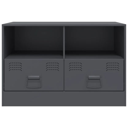 2 Piece TV Cabinet Set Anthracite 67x39x44 cm Steel