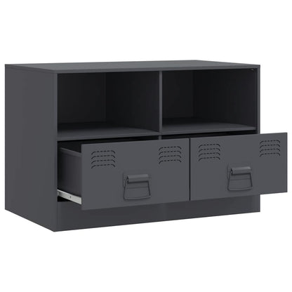 2 Piece TV Cabinet Set Anthracite 67x39x44 cm Steel