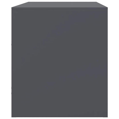 2 Piece TV Cabinet Set Anthracite 67x39x44 cm Steel