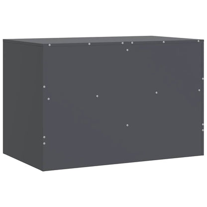 2 Piece TV Cabinet Set Anthracite 67x39x44 cm Steel