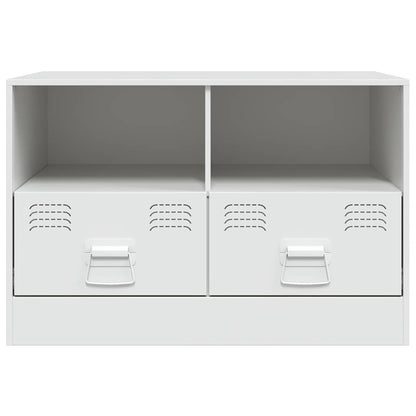 2 Piece TV Cabinet Set White 67x39x44 cm Steel