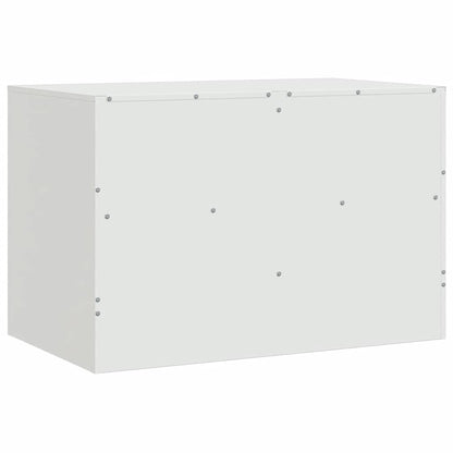 2 Piece TV Cabinet Set White 67x39x44 cm Steel