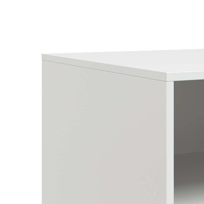 2 Piece TV Cabinet Set White 67x39x44 cm Steel