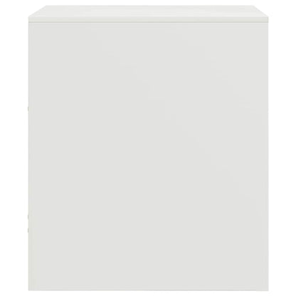 Bedside Cabinets 2 pcs White 34,5x39x44 cm Steel