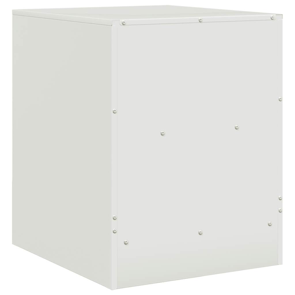 Bedside Cabinet | Set of 2 | White | Cold-rolled steel | Bedside Cabinet