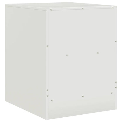 Bedside Cabinets 2 pcs White 34,5x39x44 cm Steel