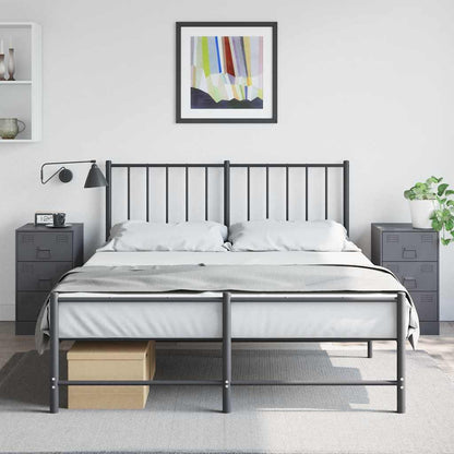 Bedside Cabinets 2 pcs Anthracite 34,5x39x62 cm Steel
