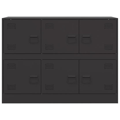 Sideboard Black 99x39x73 cm Steel