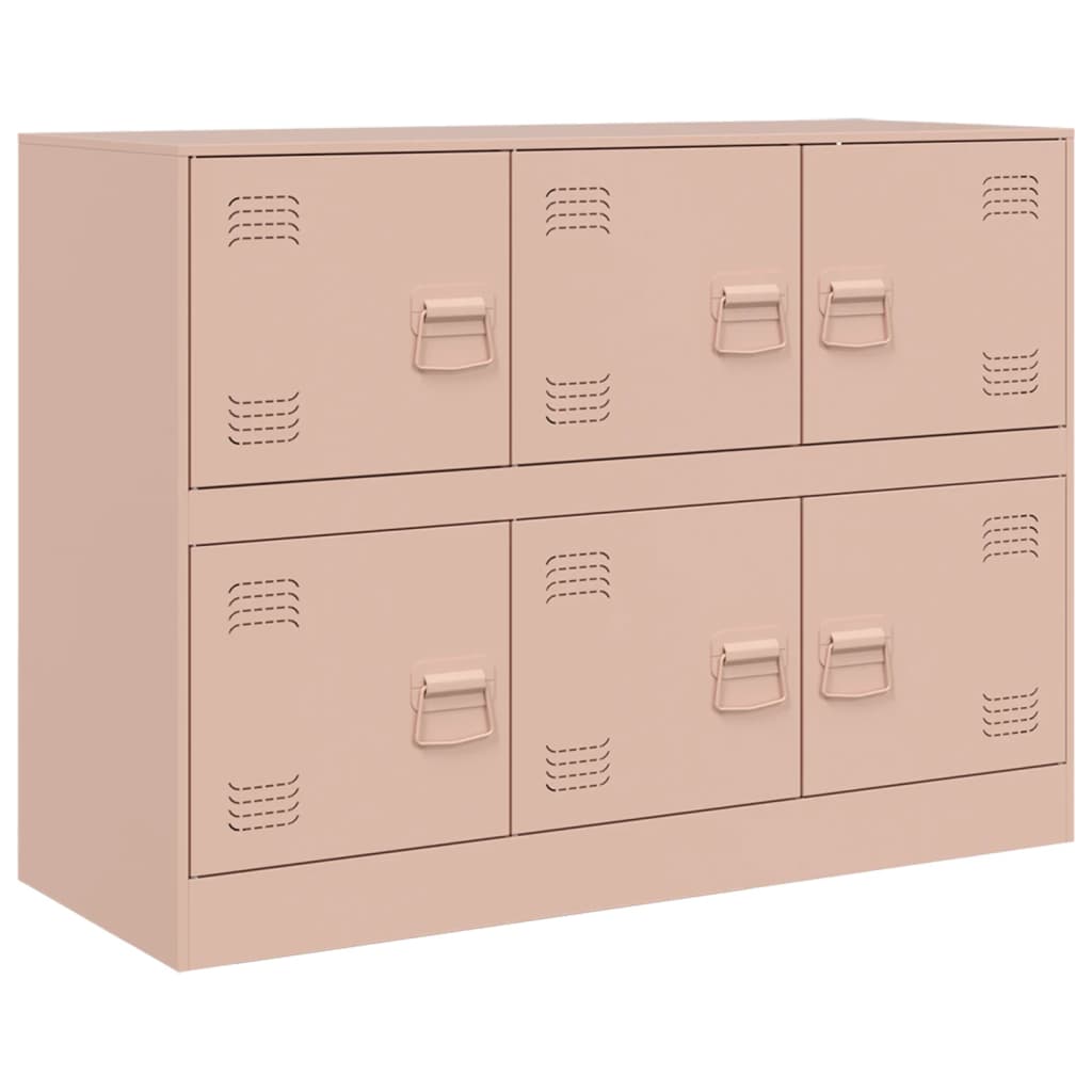 Sideboard Pink 99x39x73 cm Steel