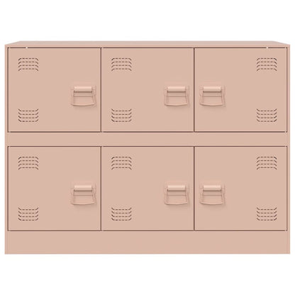 Sideboard Pink 99x39x73 cm Steel