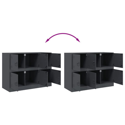 Sideboard Anthracite 99x39x73 cm Steel